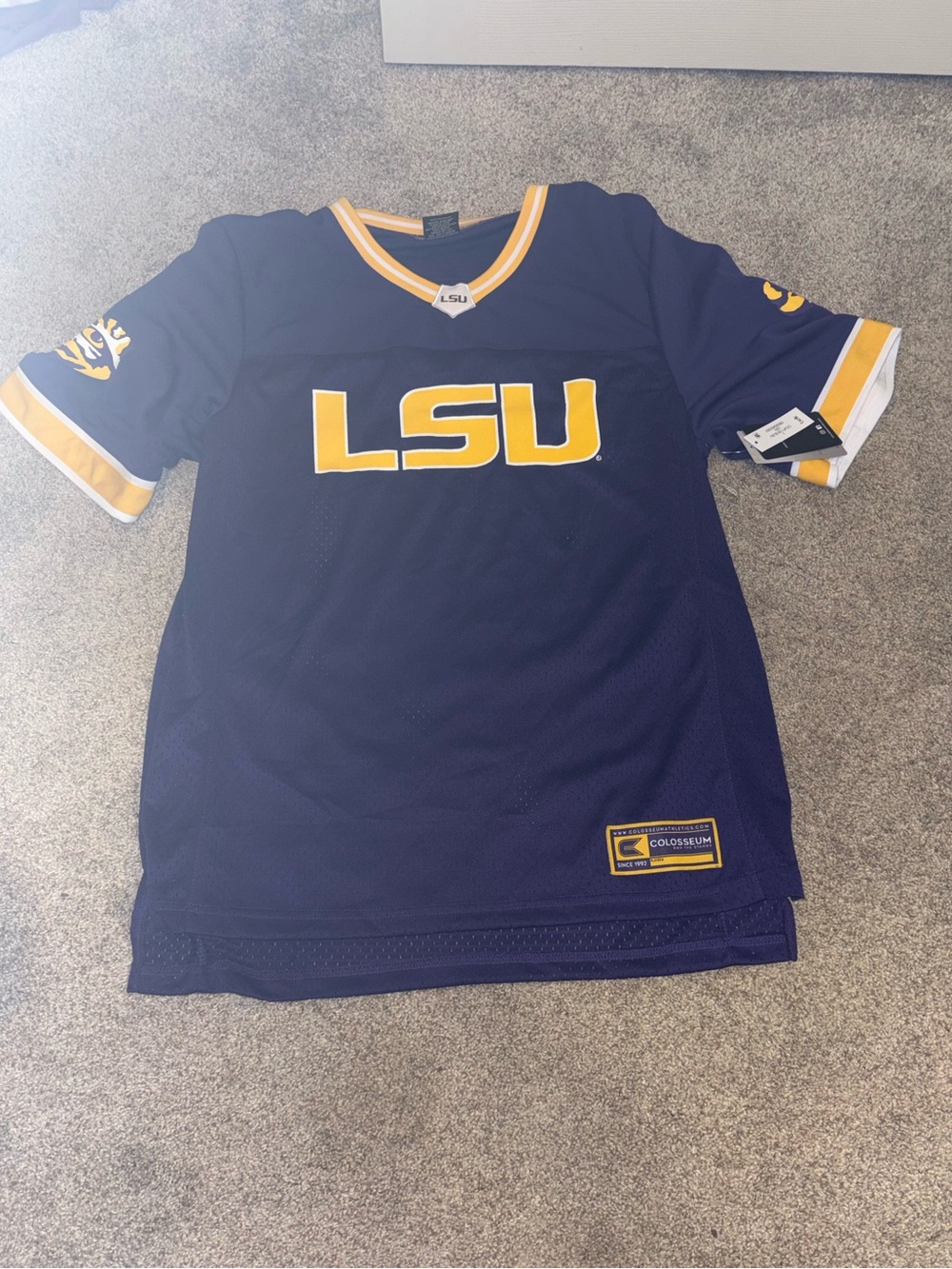 Colosseum LSU Purple and Gold Football Jersey